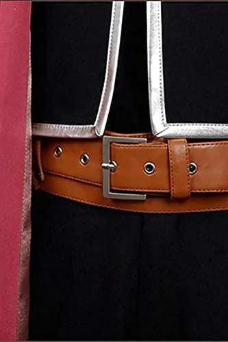 Vista 6 de Fullmetal Alchemist - Disfraz de Halloween de Edward Elric Cosplay rojo traje completo (hombre M)