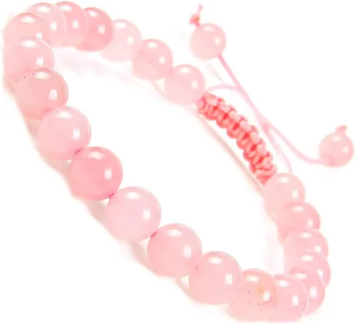 Vista 57 de MASSIVE BEADS - Pulseras ajustables unisex de cuentas de cristal de piedras preciosas con poder curativo natural, de macramé Piedras de 7 chakras