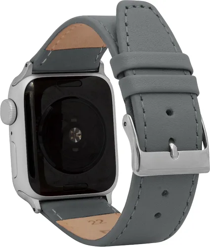 Vista 22 de Bandini Correas de cuero para mujer para Apple Watch de 1.496 pulgadas, 1.575 pulgadas, 1.614 pulgadas para mujer, correa delgada de cuero iWatch