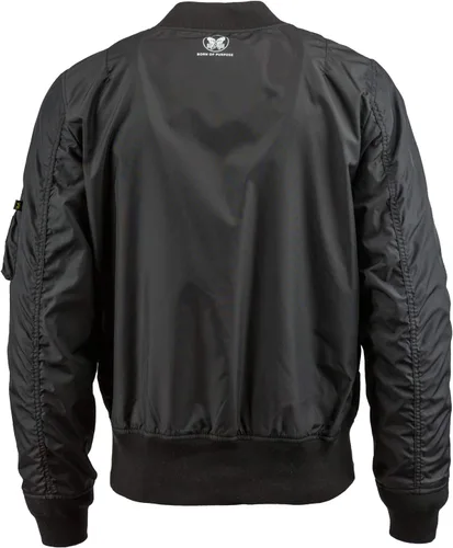 Vista 2 de Alpha Industries MA-1 Skymaster Chamarra de aviador impermeable para hombre.