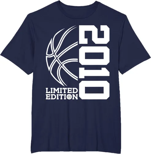 Vista 45 de Camiseta de baloncesto de 13 cumpleaños edición limitada 2010, Negro