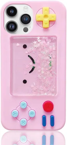 Vista 15 de UnnFiko - Funda Squishy 3D estilo dibujos animados compatible con iPhone 6 / iPhone 6s, diseño de estrellas líquidas creativas, divertida, blanda