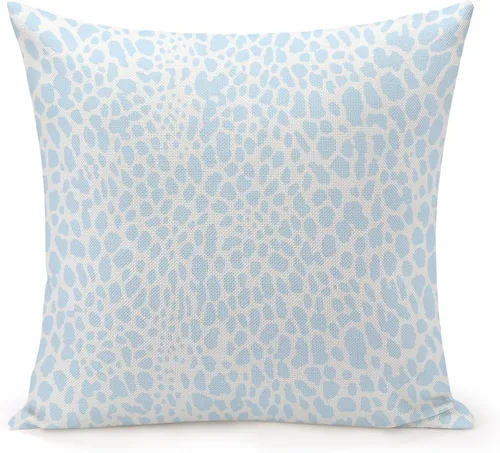 Vista 11 de Fundas de almohada de granja con cremallera de 16 x 16 pulgadas, estampado de leopardo y guepardo blanco y negro, fundas de almohada decorativas
