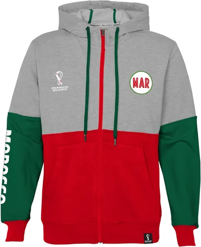 Vista 28 de Outerstuff Sudadera internacional de fútbol para hombre Copa Mundial de la FIFA Panel de contraste de país con capucha de forro polar