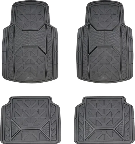 Vista 11 de Armor All 2 piezas de alfombrillas para camioneta, alfombrillas resistentes para todo tipo de clima para camionetas — Negro