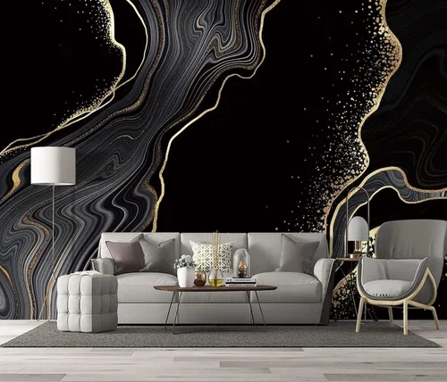 Vista 17 de Murales de pared 3D de bosque de invierno, ramas de árbol, papel tapiz autoadhesivo extraíble para sala de estar, dormitorio, decoración de pared