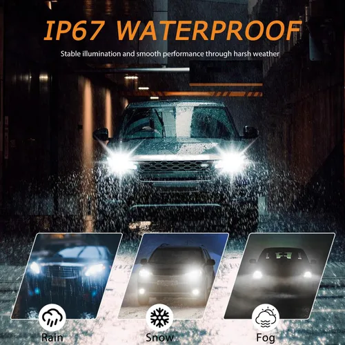 Vista 3 de Conjunto de faros LED cromados para Dodge Durango 2021 lado derecho del pasajero