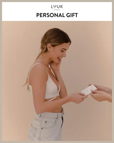 Vista 5 de LUUK LIFESTYLE Collares de acero inoxidable para mujer con colgante, tarjeta de joyería de moda con frase de felicidad, amuleto de la suerte, regalo