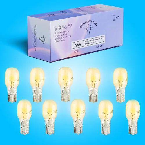 Vista 8 de SWEETLO Bombillas de repuesto T5 4w/12v 4w Camino Luz Malibu Landscape - Luces de jardín Paisajismo Bombillas de bajo voltaje - b921xf lv526 ge915