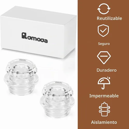 Vista 6 de 2 piezas de percolador de café de repuesto para parte superior de vidrio transparente para piezas de filtro de cafetera, piezas y accesorios