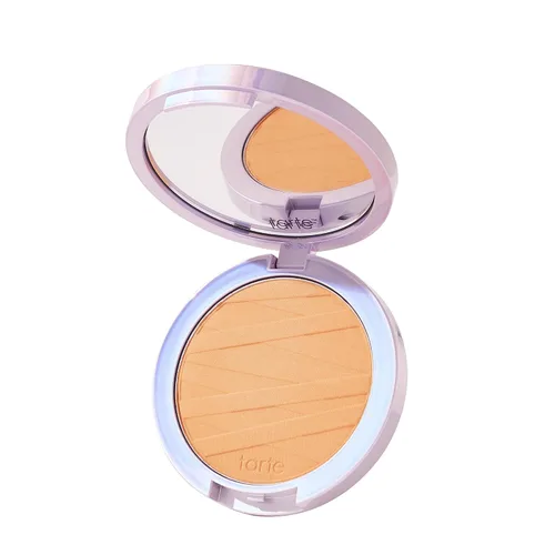 Vista 30 de tarte face tape polvo compacto – Polvo impermeable de cobertura media con ácido hialurónico, hongo de nieve y péptidos para suavizar y fijar