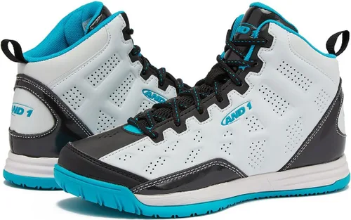 Vista 6 de AND1 Showout - Zapatos de baloncesto para niñas y niños, tenis de caña alta para niños, talla juvenil 1 a 7, zapatos de baloncesto para niños