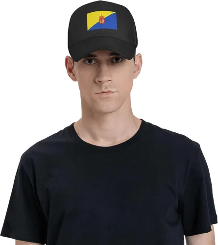 Vista 8 de Flag of Gran Canaria Baseball Cap for Men Women Classic Solid Color Adjustable Dad Hat