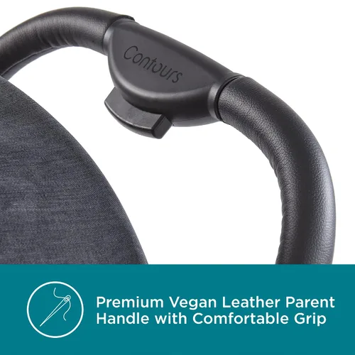 Vista 11 de Contours Quick Elite - Cochecito de bebé, cochecito de viaje ligero y compacto, compatible con asiento de automóvil infantil, asiento reclinable