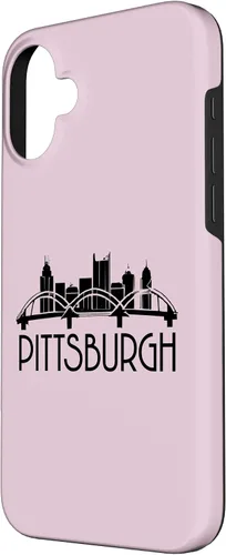 Vista 49 de iPhone 16 Pittsburgh Skyline 412 Steel City Case