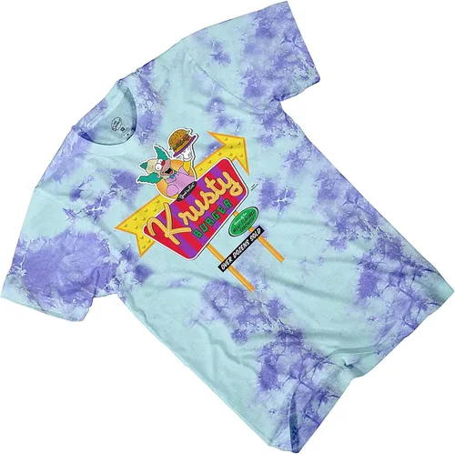 Vista 3 de The Simpsons Bart Simpson - Camisa clásica para hombre, Homer, Bart, Lisa, camiseta de teñido anudado