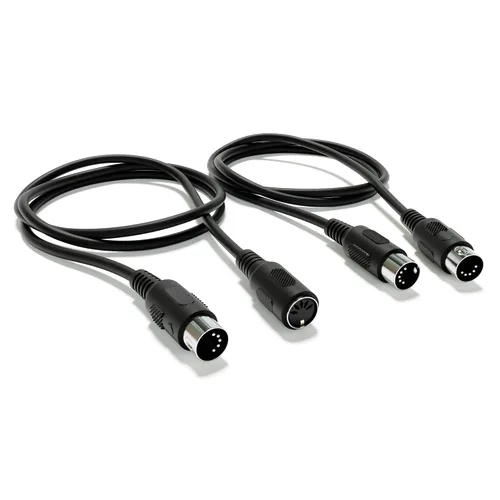 Vista 9 de Cable de audio de extensión MIDI - DIN de 5 pines - macho a macho/hembra [macho a hembra 200 cm - 78.74"]