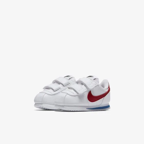 Vista 8 de Nike - Tenis Cortez Basic SL para niño color blanco y negro