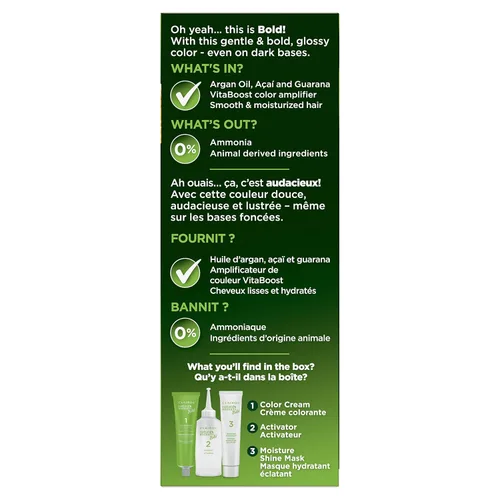 Vista 13 de Clairol Natural Instincts - Tinte permanente audaz para el cabello, color negro azulado colibrí BL28, paquete de 1 unidad