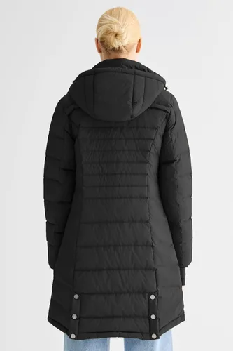 Vista 21 de Orolay - Chaqueta de plumón para mujer, abrigo de longitud media