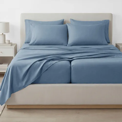 Vista 61 de Southshore Fine Living, Inc. Juego de sábanas de 4 piezas, 21 pulgadas de profundidad con sábana bajera, microfibra suave, sábana encimera de gran