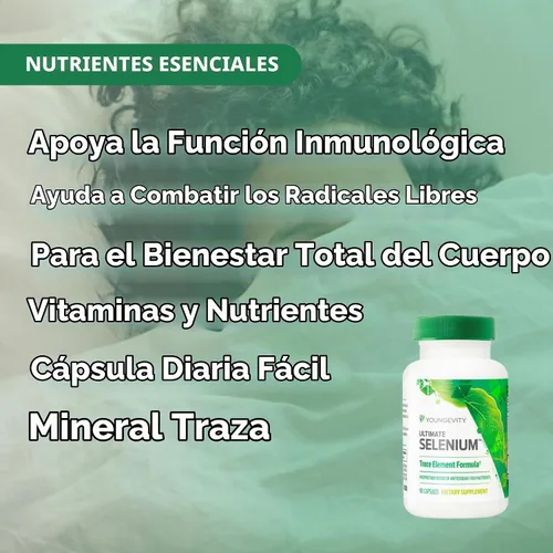 Vista 4 de Youngevity Ultimate Selenium Trace Element Formula - 90 cápsulas Selenio 100 MCG + otras vitaminas y minerales esenciales (paquete de 1)