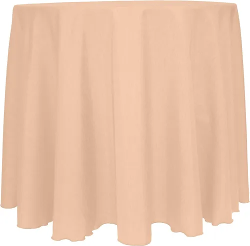 Vista 4 de Mantel reversible de satén Shantung de Ultimate Textile Majestic 96" redondo, Satin, Paquete de 2