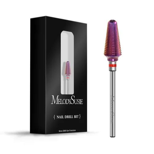 Vista 12 de MelodySusie Brocas profesionales Tornado de 3/32 pulgadas, brocas multifunción de carburo de tungsteno, adecuadas para manicura, pedicura, cutícula