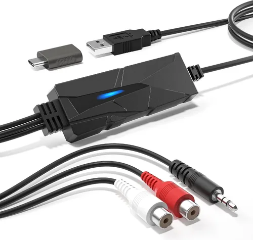 Vista 9 de DriverGenius AV202-B USB2.0 Dispositivo de tarjeta de captura/grabber de audio - Win & Mac