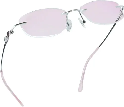 Vista 19 de LifeArt Pure Titanium Frame Glasses/Blue Light Blocking Reading Glasses, Reduce Eyestrain, Stylish for Men and Women