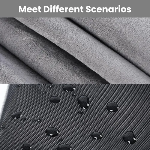 Vista 5 de Almohadilla térmica para exteriores, cama térmica para mascotas para perros pequeños, medianos, grandes y gatos, control automático de temperatura