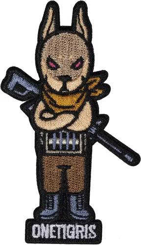 Vista 7 de OneTigris K9 Patch - Parche de moral para perro, arnés y correa para collar de chaleco (Collie de borde)