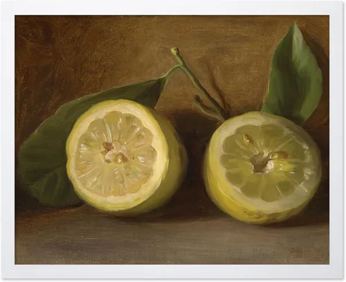 Vista 48 de Poster Master Impresión de pintura de limones vintage, póster retro de frutas, arte de alimentos y bebidas, diseño de pared de naturaleza muerta