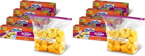Vista 10 de Hefty Slider - Bolsas de almacenamiento para calendario, tamaño de galón, 30 unidades (paquete de 4), 120 en total