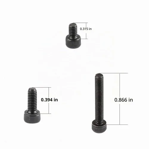 Vista 2 de CAMVATE Paquete de tornillos roscados M4 de tres tipos (15 piezas, M4X8mm, M4X10mm, M4X22mm) - 1955