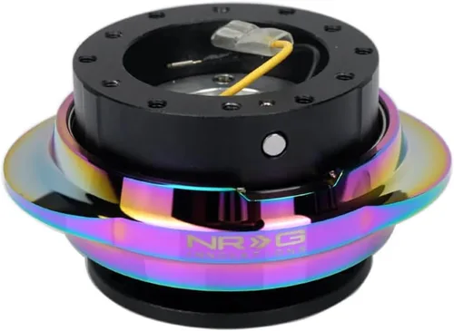 Vista 8 de NRG Innovations NRG-SRK-220BK GEN 2.2 Adaptador de liberación rápida para volante, 6 agujeros y patrones de pernos 6x70 y 6x74mm Cuerpo negro/anillo