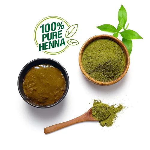 Vista 6 de Henna natural Godrej Nupur Mehndi para teñir el cabello con la bondad de 9 hierbas, 14.10 onzas