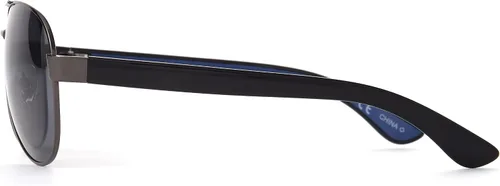 Vista 3 de Dockers Bo - Gafas de sol polarizadas para hombre, color plomizo, 2.126in