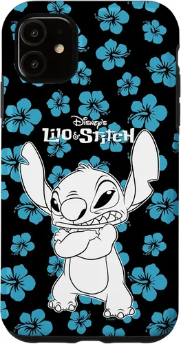 Vista 8 de Disney Lilo & Stitch - Carcasa para iPhone 17, diseño floral