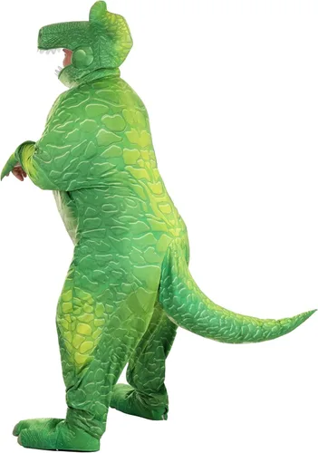 Vista 8 de Disfraz de Rex Toy Story de lujo de talla grande para adultos
