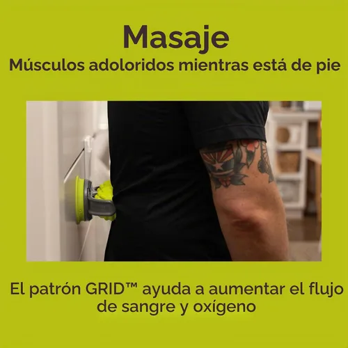 Vista 3 de TRIGGERPOINT Bola de masaje montable Pro – Herramienta de recuperación montada en la pared con accesorios individuales y estilo cacahuete, espuma
