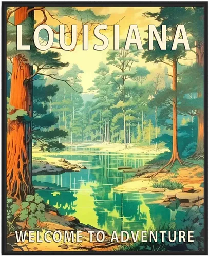 Vista 9 de Póster artístico de Alaska, decoración artística de paisaje retro de Estados Unidos, pintura de montaña y paisaje de aventura para dormitorio, sala