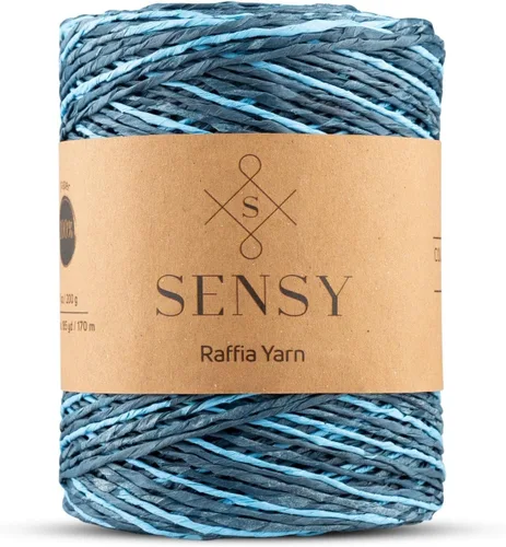 Vista 37 de Sensy Premium - Hilo de rafia multicolor (185 yardas, 100% papel, 400)
