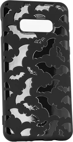 Vista 16 de Funda de teléfono negra mate compatible con Samsung Galaxy Note 10 4G 2019 – Funda protectora de goma delgada con diseño de murciélagos, diseño