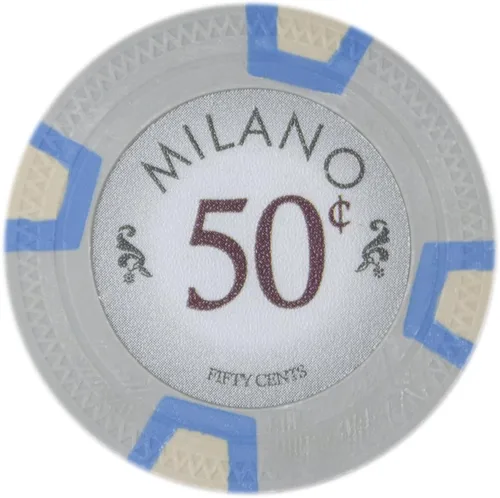 Vista 15 de Claysmith Gaming Milano Casino - Fichas de póquer de arcilla de grado 0.35 oz, paquete de 50