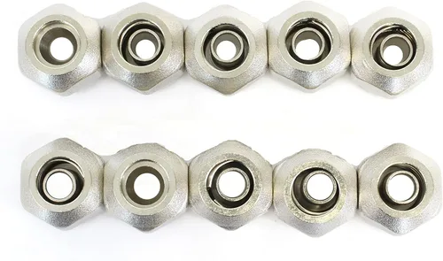 Vista 9 de PEX Colector Radiante Calefacción de Piso Set 3 Loop Sistema de Acero Inoxidable Calefacción Hidrónica Para 1/2 "Tubo de Barrera de Oxígeno
