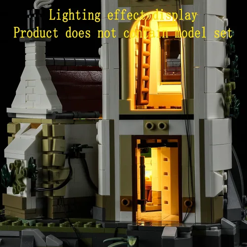 Vista 5 de GEAMENT Kit de luz LED compatible con Lego Motorized Lighthouse - Juego de iluminación para ideas 21335 modelo de construcción