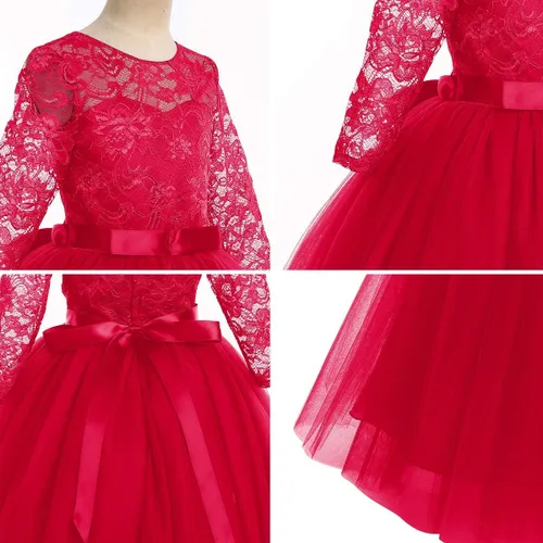 Vista 6 de IWEMEK girls Modern Z-Rojo