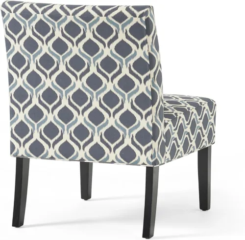 Vista 6 de Christopher Knight Home Kassi - Silla de comedor de tela, color azul marino