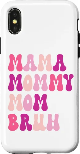 Vista 5 de Ma Mama Mommy Mom Bruh Funny Boy Mom Mothers Day Case for iPhone 17